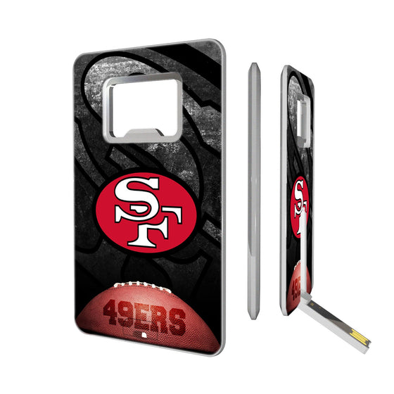 San Francisco 49ers Legendary Credit Card USB Drive with Bottle Opener 32GB - 757 Sports Collectibles