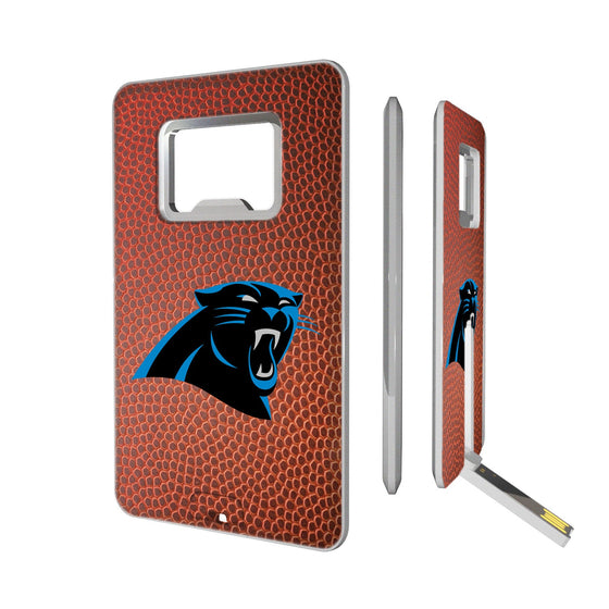 Carolina Panthers Football Credit Card USB Drive with Bottle Opener 16GB - 757 Sports Collectibles