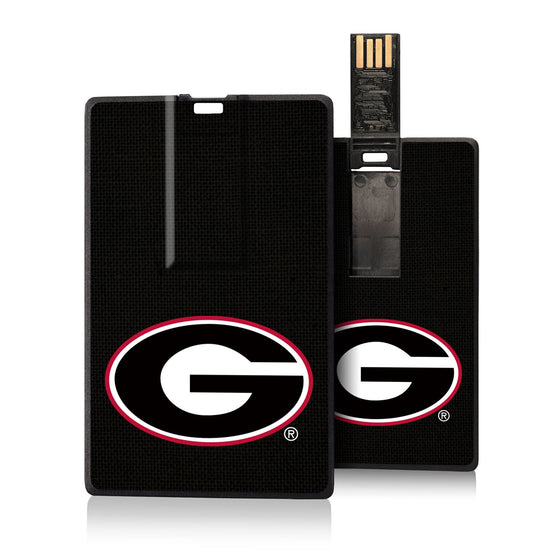 Georgia Bulldogs Solid Credit Card USB Drive 16GB-0