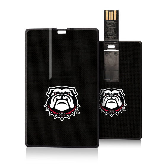 Georgia Bulldogs Solid Credit Card USB Drive 16GB-0