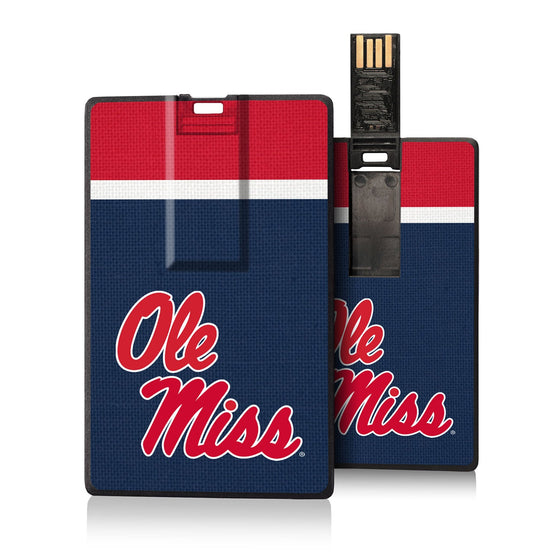 Mississippi Ole Miss Rebels Stripe Credit Card USB Drive 16GB-0