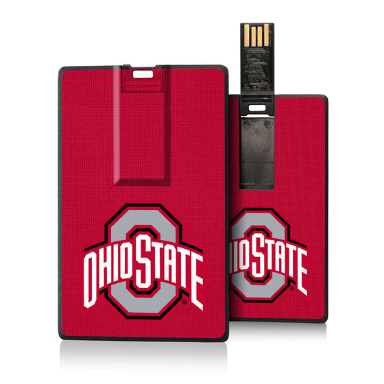 Ohio State Buckeyes Solid Credit Card USB Drive 16GB-0