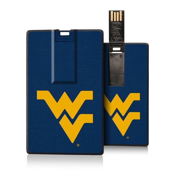 West Virginia Mountaineers Solid Credit Card USB Drive 16GB-0