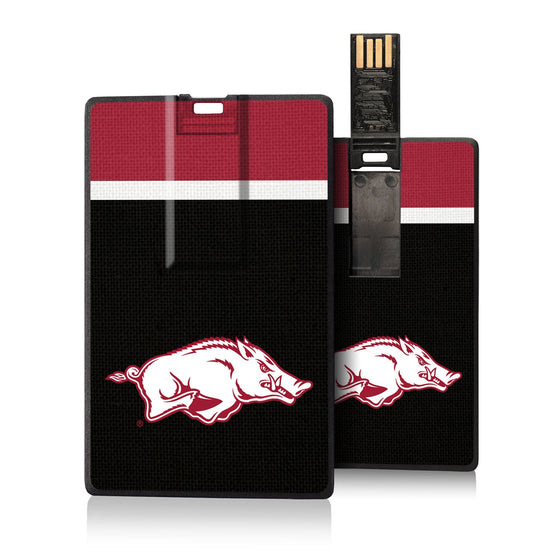 Arkansas Razorbacks Stripe Credit Card USB Drive 16GB-0