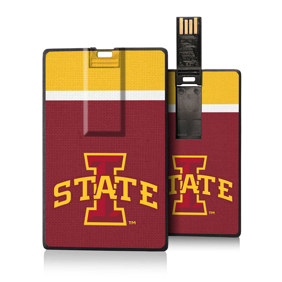 Iowa State Cyclones Stripe Credit Card USB Drive 16GB-0