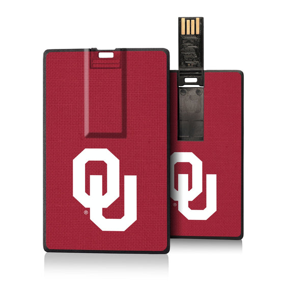 Oklahoma Sooners Solid Credit Card USB Drive 16GB-0