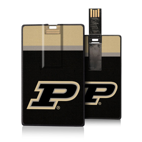 Purdue Boilermakers Stripe Credit Card USB Drive 16GB-0