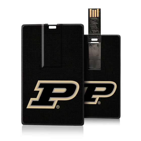 Purdue Boilermakers Solid Credit Card USB Drive 16GB-0