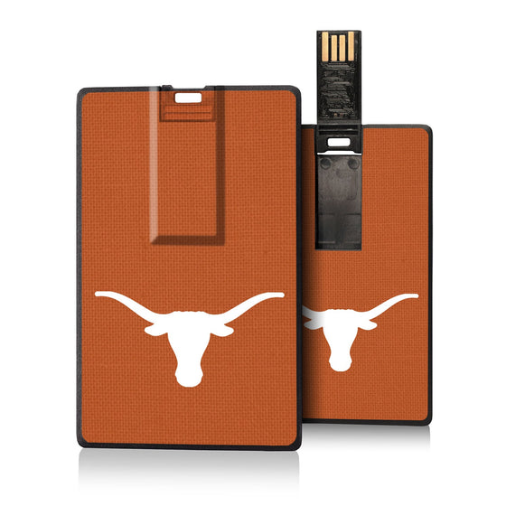 Texas Longhorns Solid Credit Card USB Drive 16GB-0