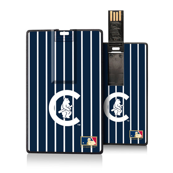 Chicago Cubs Home 1911-1912 - Cooperstown Collection Pinstripe Credit Card USB Drive 16GB - 757 Sports Collectibles