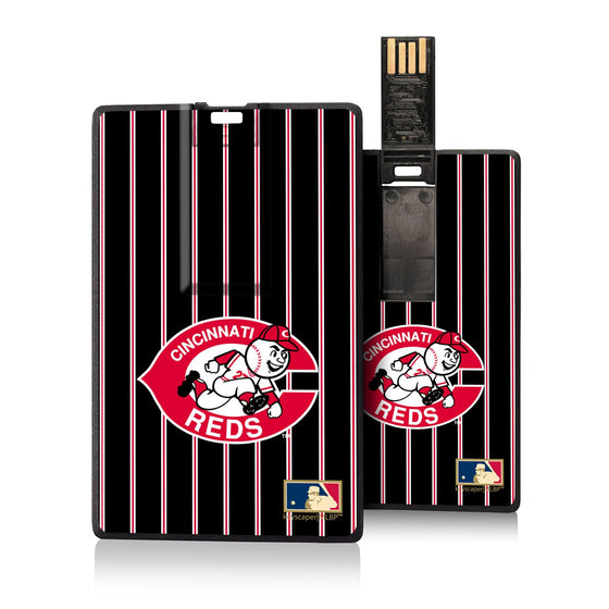 Cincinnati Reds 1978-1992 - Cooperstown Collection Pinstripe Credit Card USB Drive 16GB - 757 Sports Collectibles