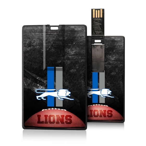 Detroit Lions Retro Legendary Credit Card USB Drive 32GB - 757 Sports Collectibles