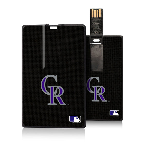 Colorado Rockies Rockies Solid Credit Card USB Drive 16GB - 757 Sports Collectibles