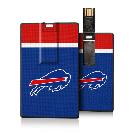 Buffalo Bills Stripe Credit Card USB Drive 16GB - 757 Sports Collectibles