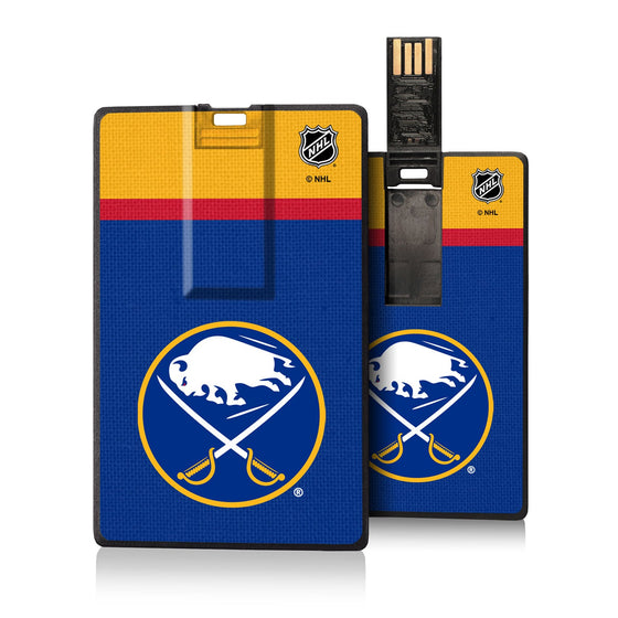 Buffalo Sabres Stripe Credit Card USB Drive 32GB-0