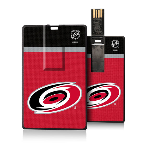 Carolina Hurricanes Stripe Credit Card USB Drive 32GB-0