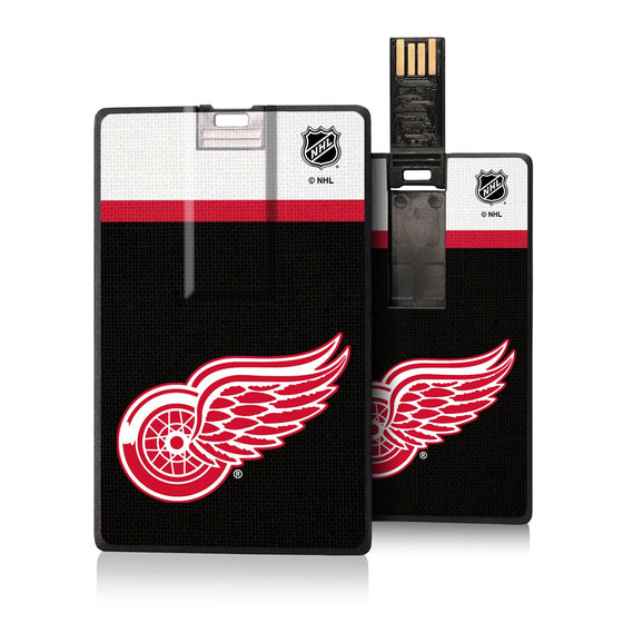 Detroit Red Wings Stripe Credit Card USB Drive 32GB-0
