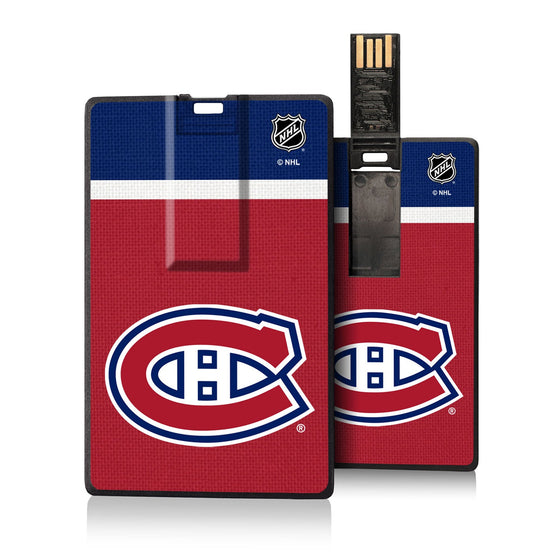 Montreal Canadiens Stripe Credit Card USB Drive 32GB-0