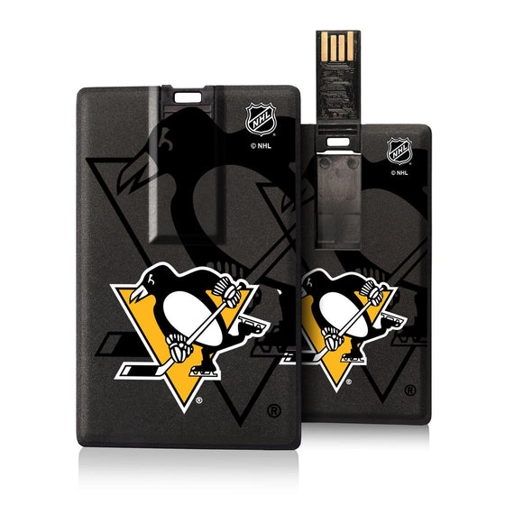 Pittsburgh Penguins Tilt Credit Card USB Drive 32GB-0