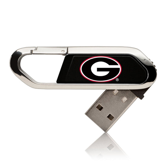 Georgia Bulldogs Solid USB 16GB Clip Style Flash Drive-0