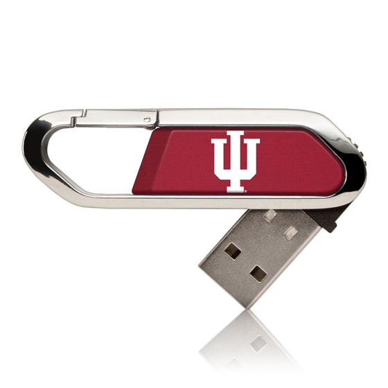 Indiana Hoosiers Solid USB 32GB Clip Style Flash Drive-0