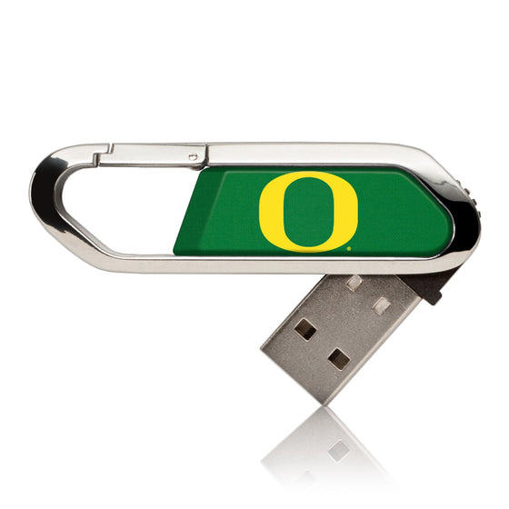 Oregon Ducks Solid USB 16GB Clip Style Flash Drive-0