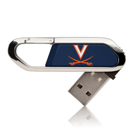 Virginia Cavaliers Solid USB 32GB Clip Style Flash Drive-0