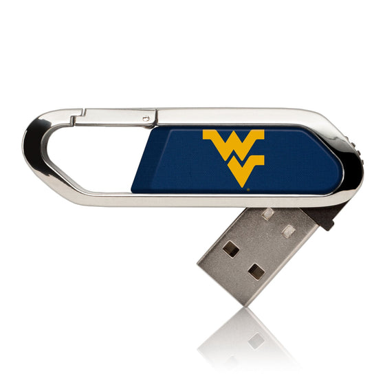 West Virginia Mountaineers Solid USB 16GB Clip Style Flash Drive-0