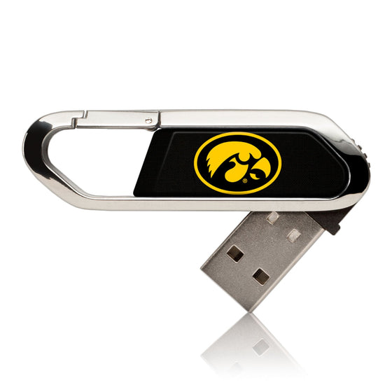 Iowa Hawkeyes Solid USB 16GB Clip Style Flash Drive-0