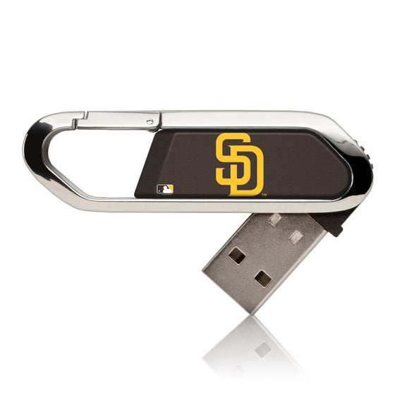 San Diego Padres Solid USB 16GB Clip Style Flash Drive - 757 Sports Collectibles