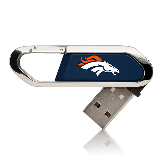 Denver Broncos Solid USB 16GB Clip Style Flash Drive - 757 Sports Collectibles