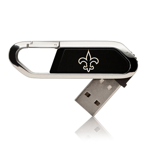 New Orleans Saints Solid USB 16GB Clip Style Flash Drive - 757 Sports Collectibles