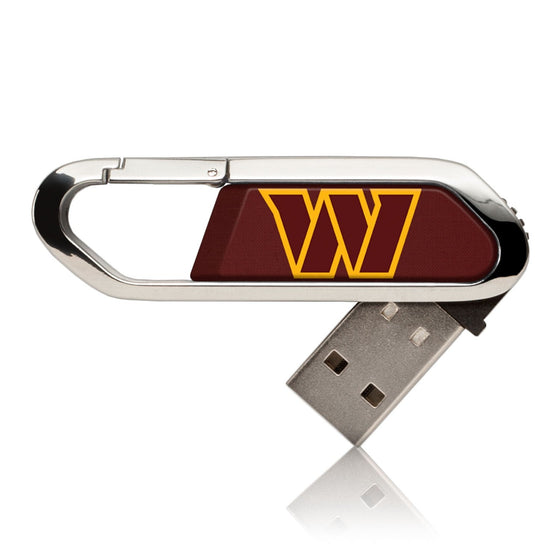 Washington Commanders Solid USB 32GB Clip Style Flash Drive - 757 Sports Collectibles