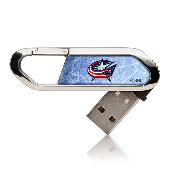 Columbus Blue Jackets Ice USB 32GB Clip Style Flash Drive-0