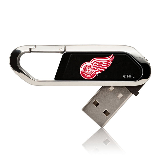 Detroit Red Wings Solid USB 32GB Clip Style Flash Drive-0