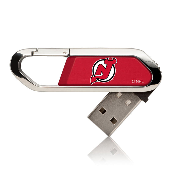 New Jersey Devils Solid USB 32GB Clip Style Flash Drive-0