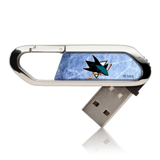 San Jose Sharks Ice USB 32GB Clip Style Flash Drive-0