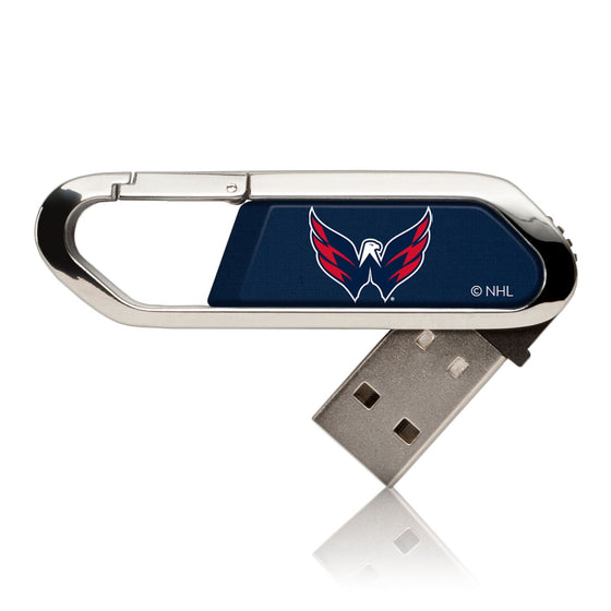 Washington Capitals Solid USB 32GB Clip Style Flash Drive-0