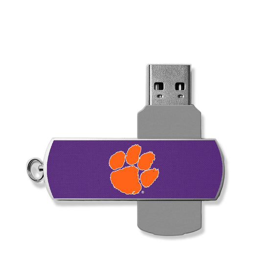 Clemson Tigers Solid USB 32GB Flash Drive-0