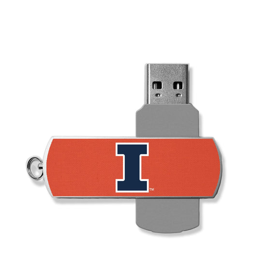 Illinois Fighting Illini Solid USB 32GB Flash Drive-0