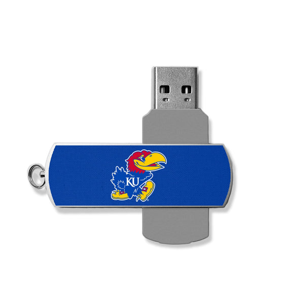 Kansas Jayhawks Solid USB 32GB Flash Drive-0
