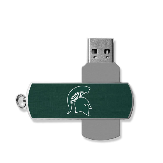 Michigan State Spartans Solid USB 32GB Flash Drive-0