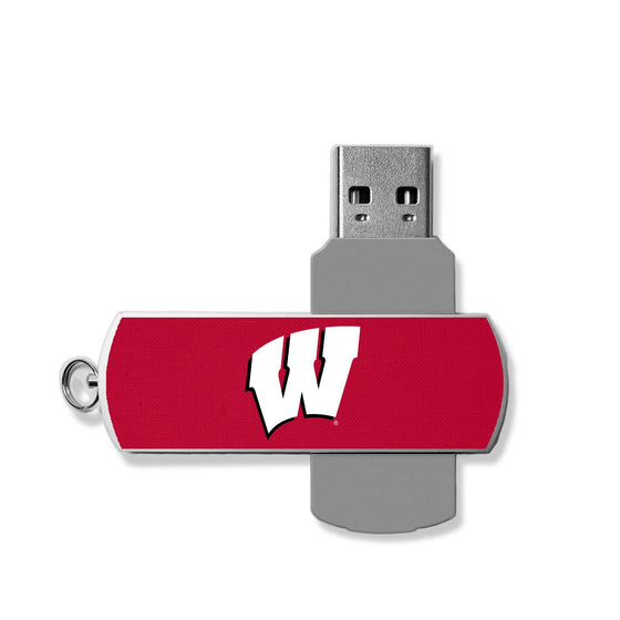 Wisconsin Badgers Solid USB 32GB Flash Drive-0