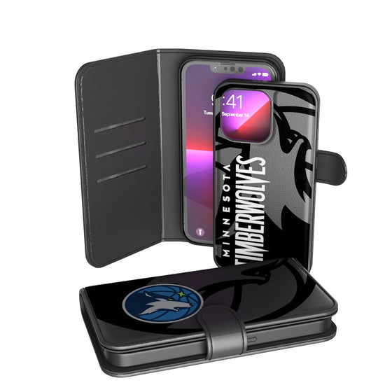 Minnesota Timberwolves Tilt Wallet Case-0