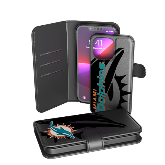 Miami Dolphins Tilt Wallet Case - 757 Sports Collectibles