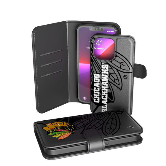 Chicago Blackhawks Tilt Wallet Case-0