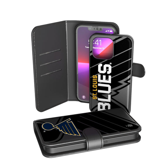St. Louis Blues Tilt Wallet Case-0