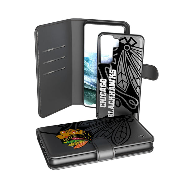 Chicago Blackhawks Tilt Wallet Case-1