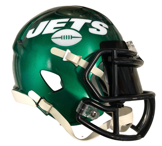 New York Jets Speed Mini Helmet with Black Visor