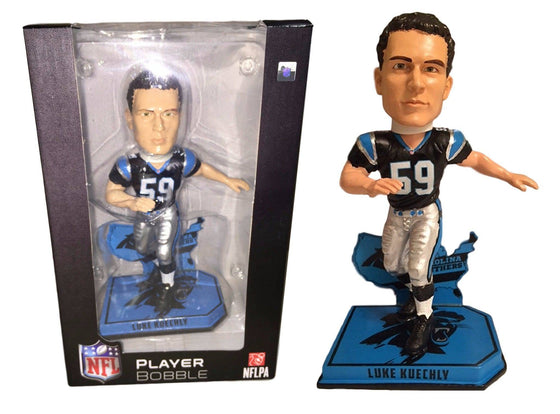 Carolina Panthers Luke Kuechly Nation 8" Limited Edition Bobblehead Statue Figure - 757 Sports Collectibles